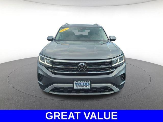 used 2021 Volkswagen Atlas car, priced at $30,405