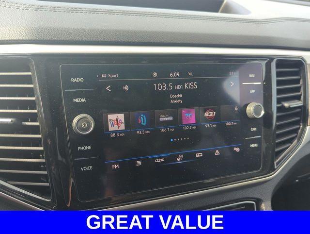 used 2021 Volkswagen Atlas car, priced at $30,405