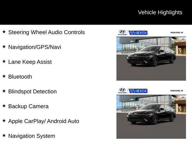 new 2024 Hyundai Elantra car, priced at $24,501