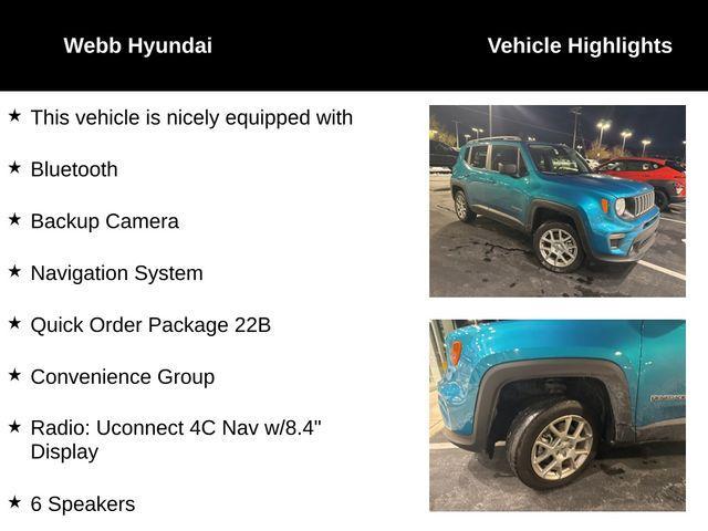 used 2022 Jeep Renegade car, priced at $17,901