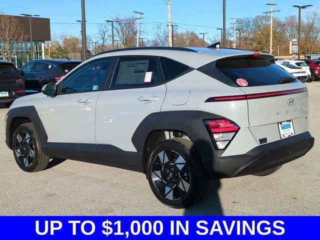 new 2024 Hyundai Kona car, priced at $27,980