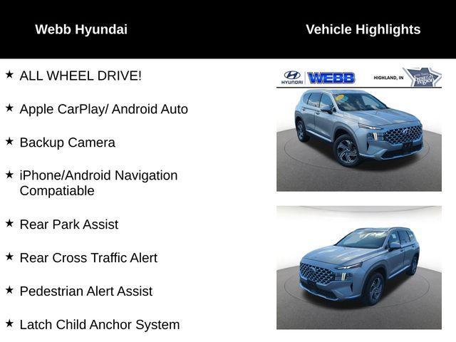used 2022 Hyundai Santa Fe car, priced at $23,050