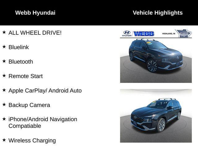 used 2022 Hyundai Santa Fe car, priced at $29,804