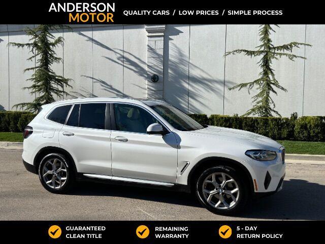 used 2022 BMW X3 car, priced at $31,950