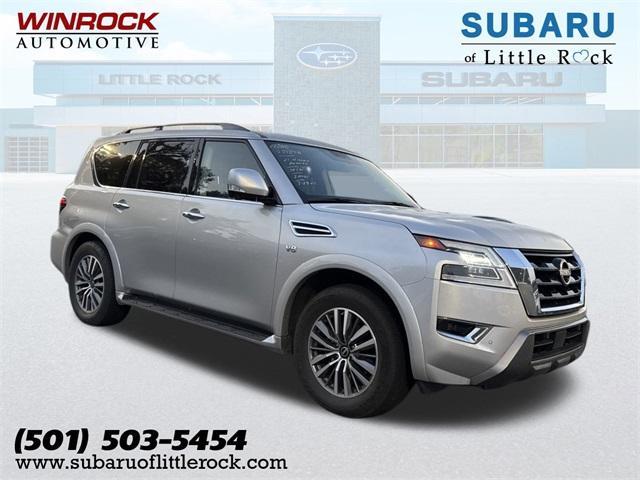 used 2021 Nissan Armada car, priced at $25,000