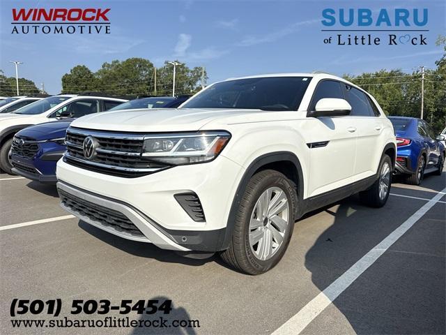 used 2021 Volkswagen Atlas Cross Sport car, priced at $20,250