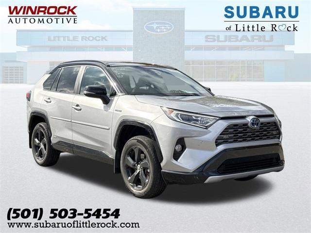 used 2021 Toyota RAV4 Hybrid car, priced at $28,000