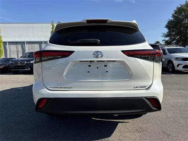 used 2021 Toyota Highlander car, priced at $24,250