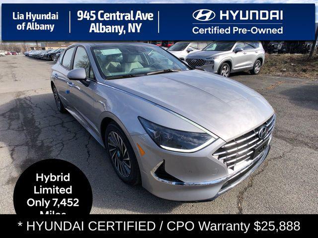 used 2023 Hyundai Sonata Hybrid car, priced at $25,888