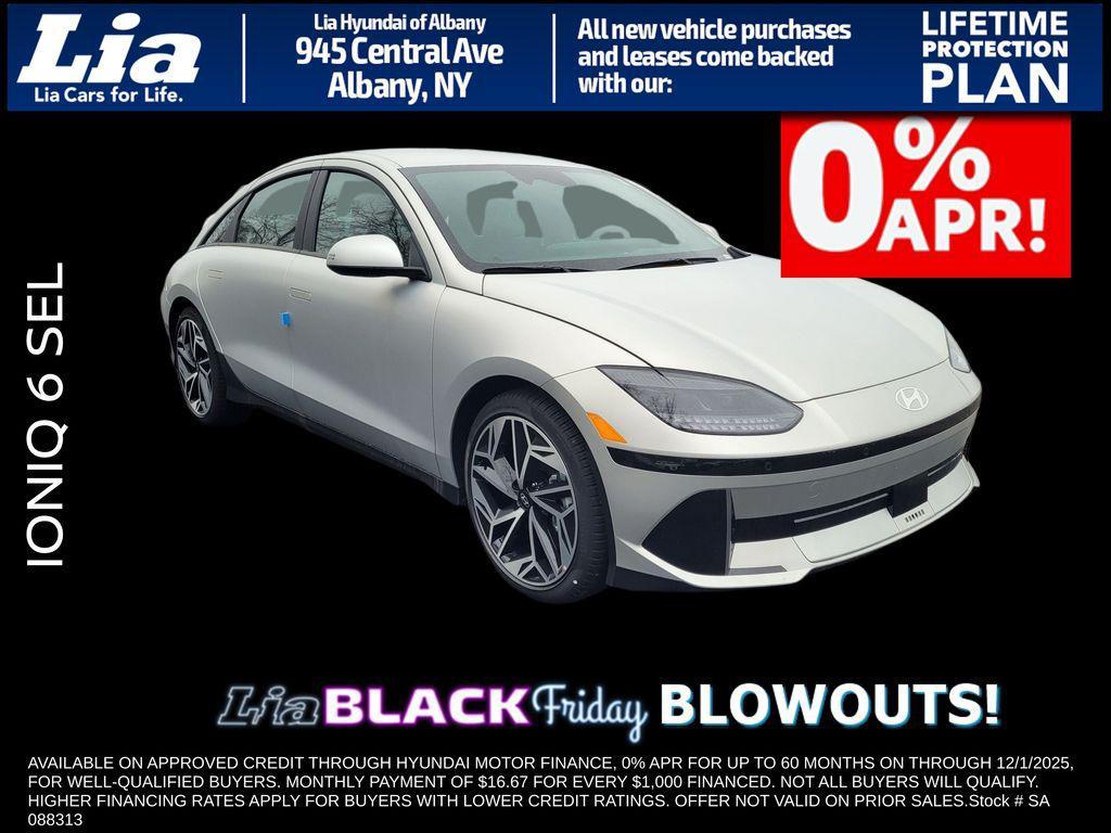 new 2025 Hyundai IONIQ 6 car, priced at $51,815