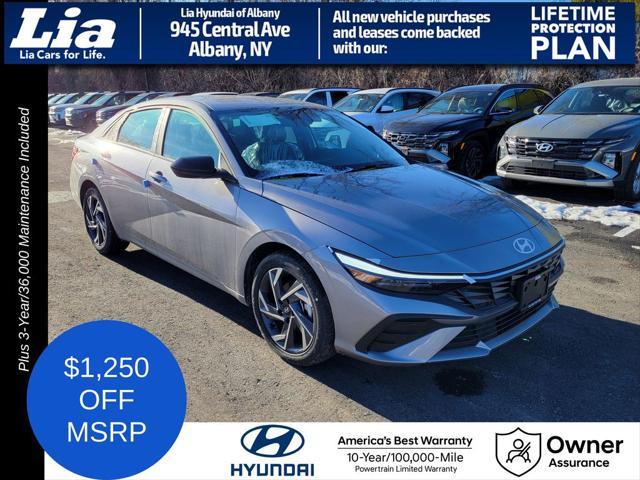 new 2025 Hyundai Elantra car, priced at $25,105