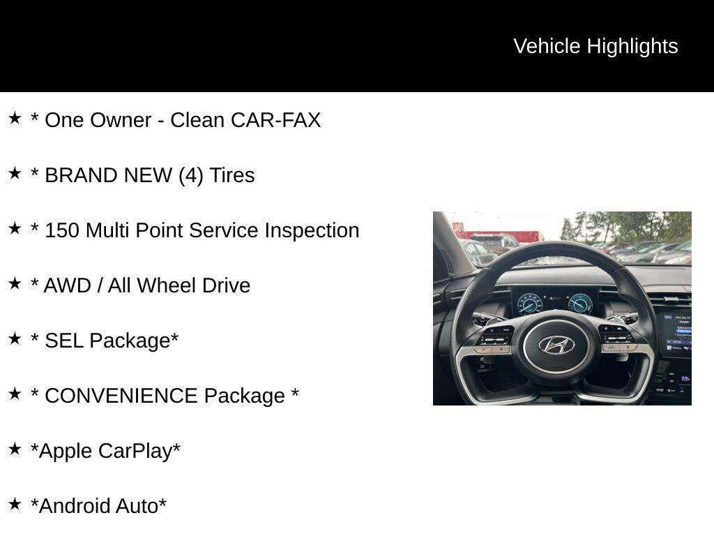 used 2022 Hyundai TUCSON Hybrid car, priced at $21,000