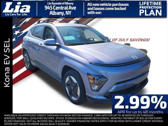 new 2025 Hyundai Kona EV car, priced at $39,180