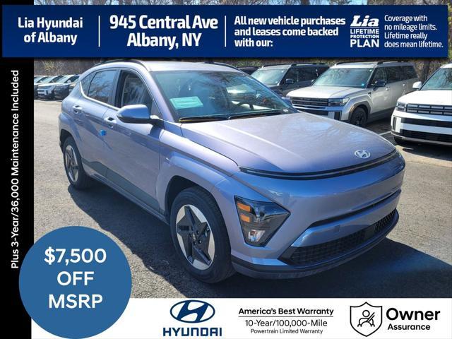 new 2025 Hyundai Kona EV car, priced at $39,180