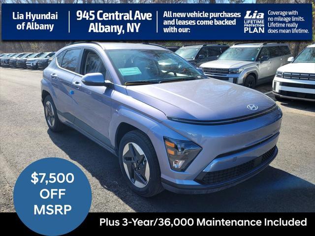 new 2025 Hyundai Kona EV car, priced at $39,180