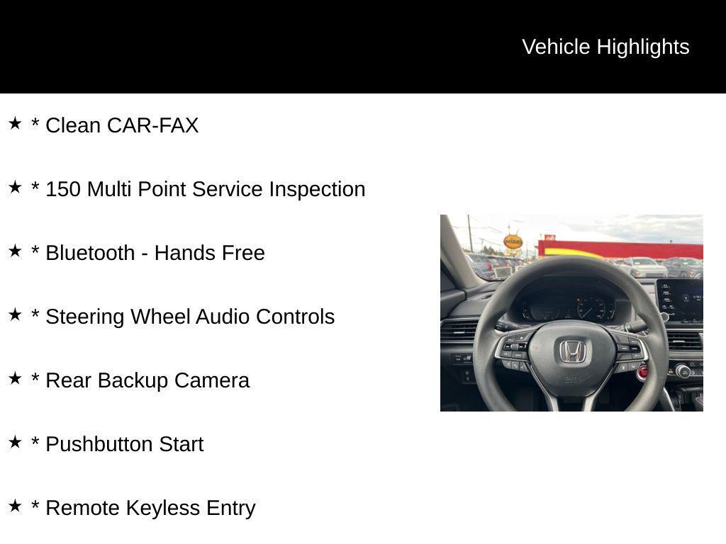 used 2020 Honda Accord car, priced at $18,900