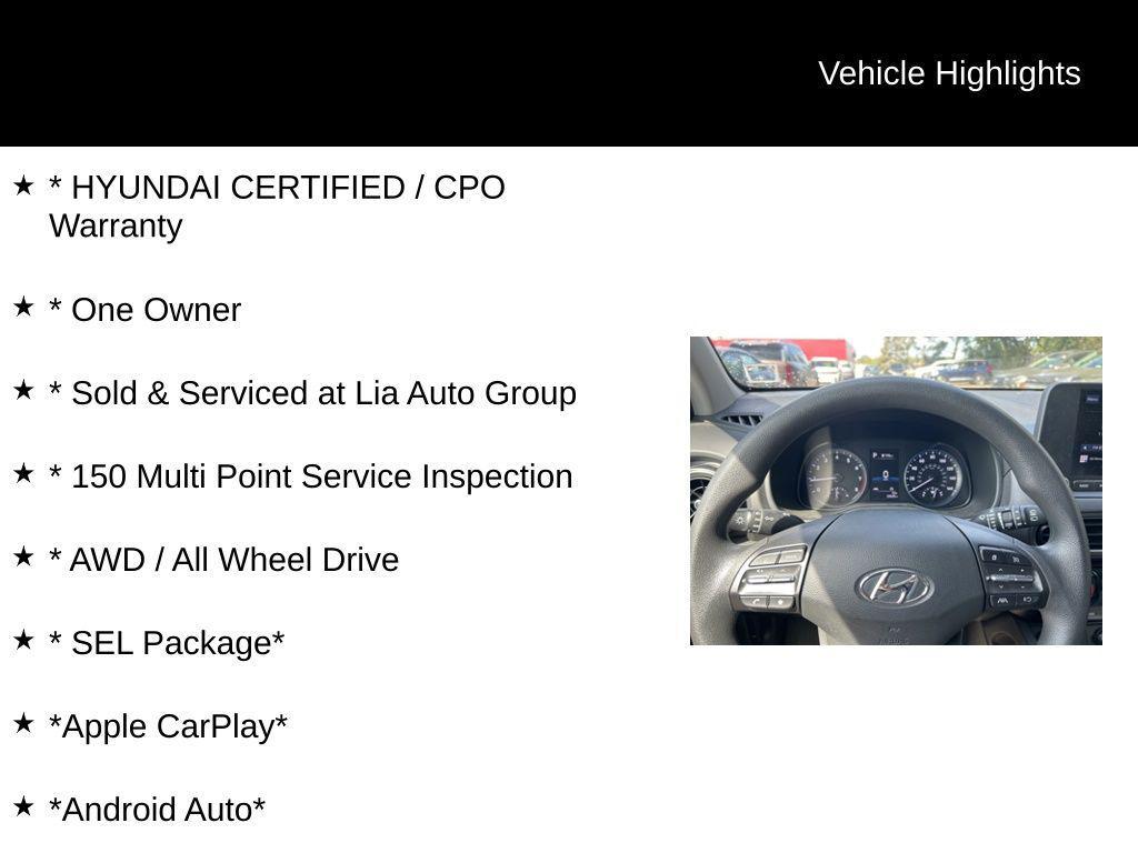 used 2023 Hyundai Kona car, priced at $20,500