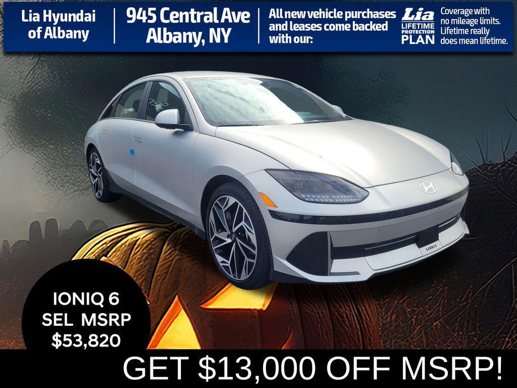 new 2023 Hyundai IONIQ 6 car, priced at $53,820