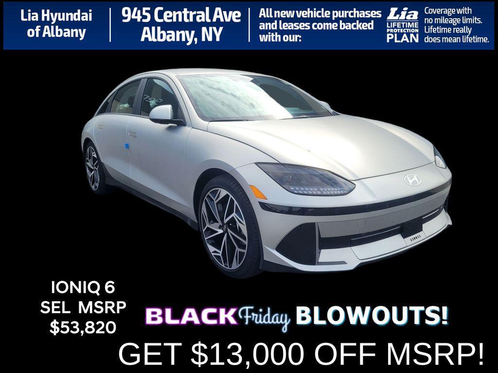 new 2023 Hyundai IONIQ 6 car, priced at $53,820