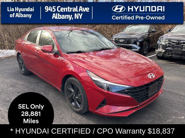 used 2022 Hyundai Elantra car, priced at $18,837