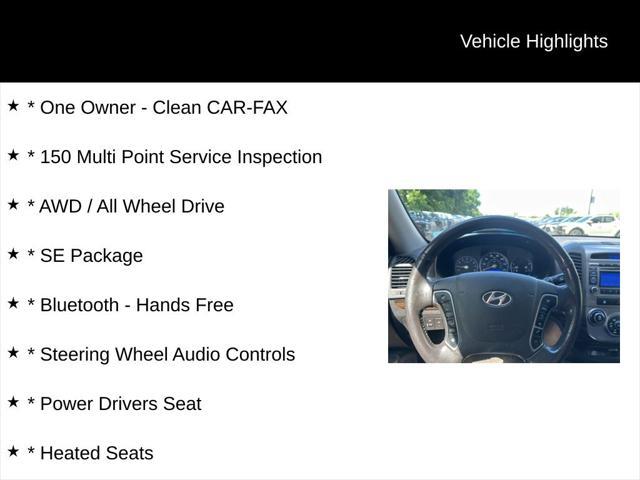 used 2012 Hyundai Santa Fe car, priced at $7,631