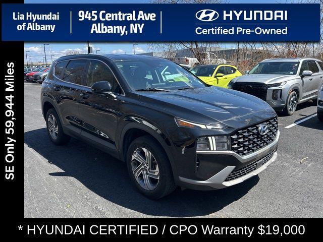 used 2021 Hyundai Santa Fe car, priced at $19,000