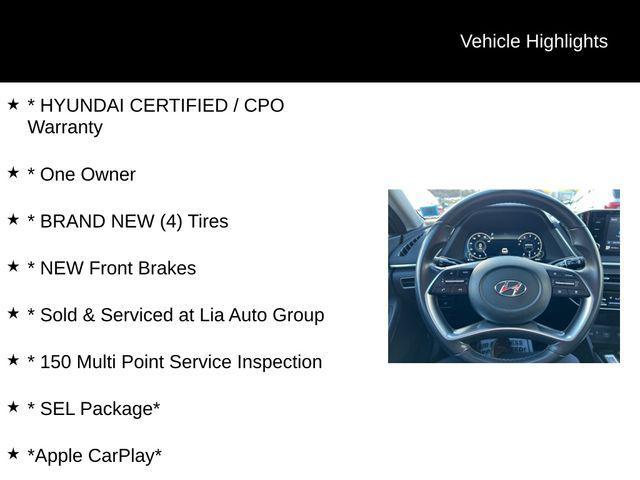 used 2022 Hyundai Sonata car, priced at $19,515