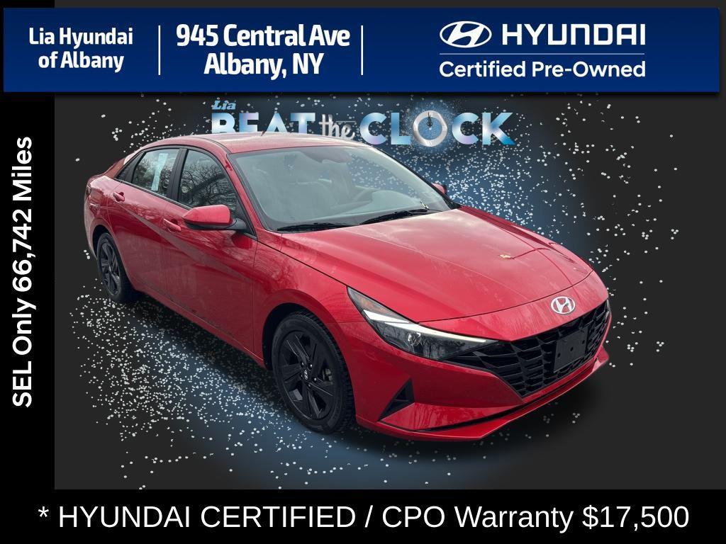 used 2022 Hyundai Elantra car, priced at $17,500