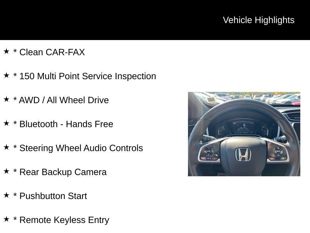 used 2019 Honda CR-V car, priced at $18,900