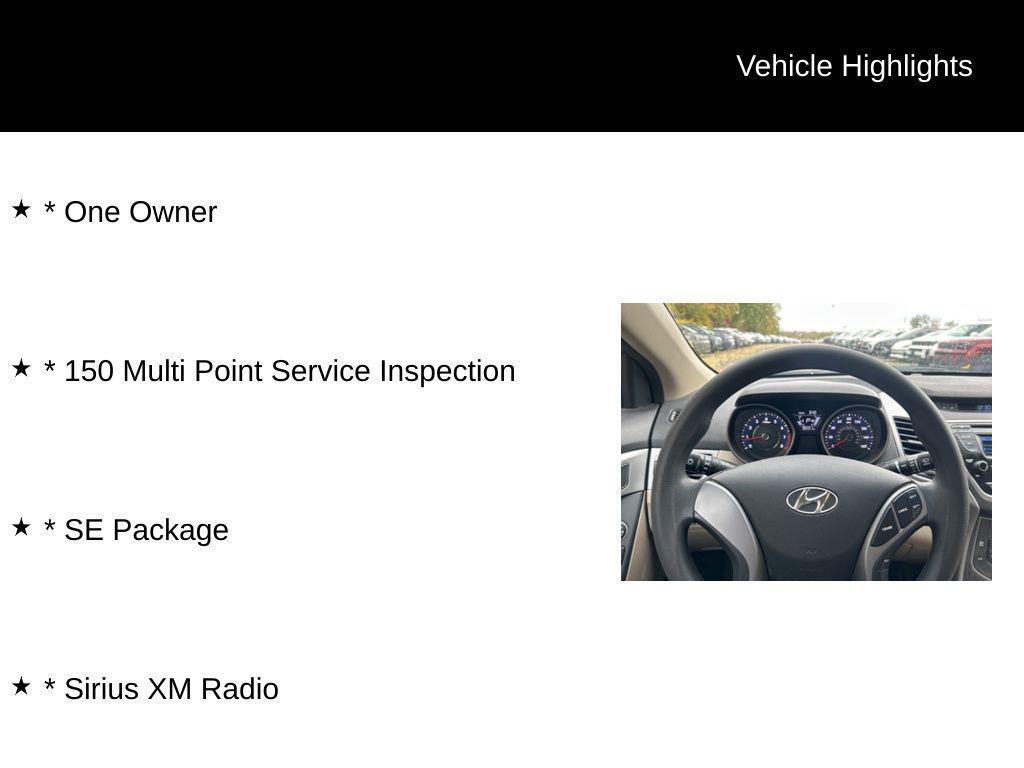 used 2016 Hyundai Elantra car, priced at $8,900