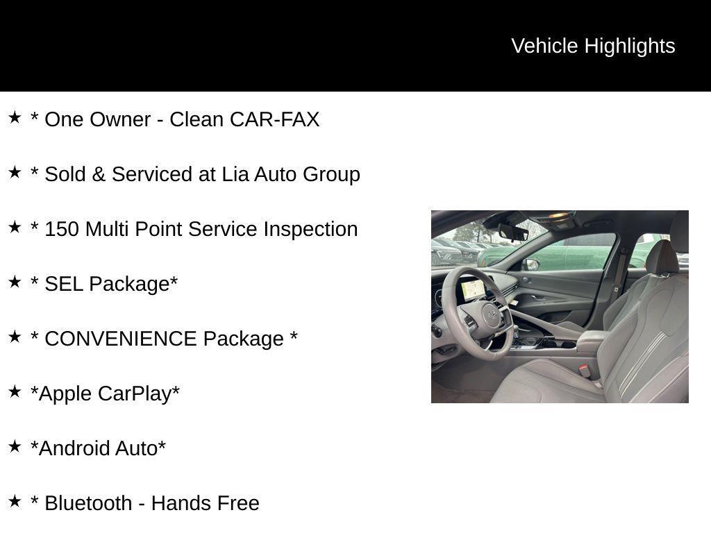 used 2023 Hyundai Elantra car, priced at $16,900
