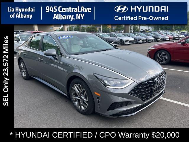 used 2022 Hyundai Sonata car, priced at $20,000