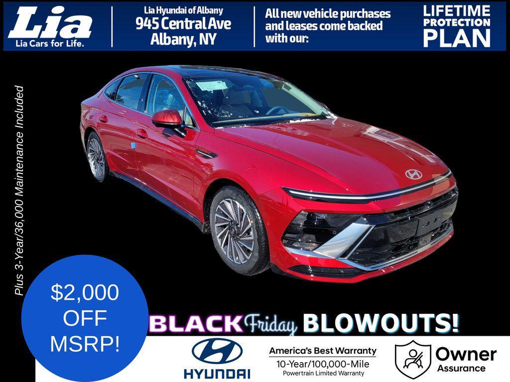 new 2025 Hyundai Sonata Hybrid car, priced at $39,900