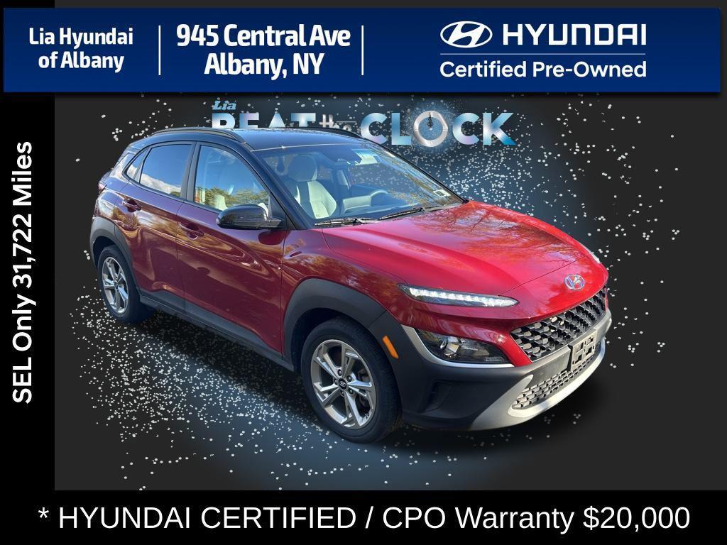 used 2023 Hyundai Kona car, priced at $20,000
