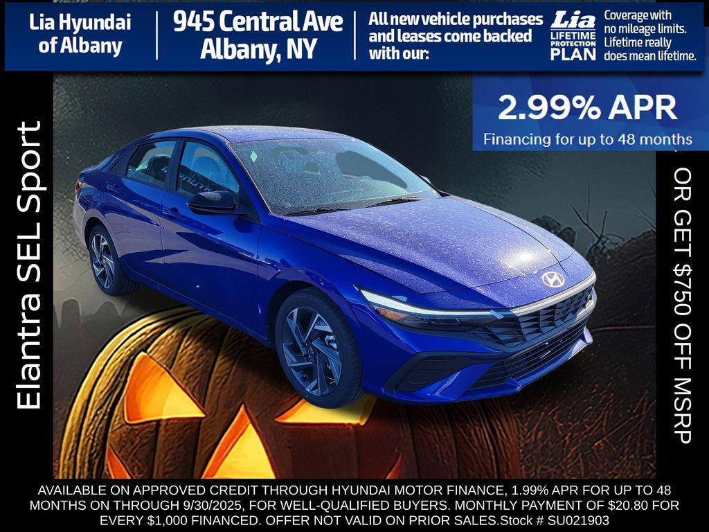 new 2025 Hyundai Elantra car, priced at $25,010