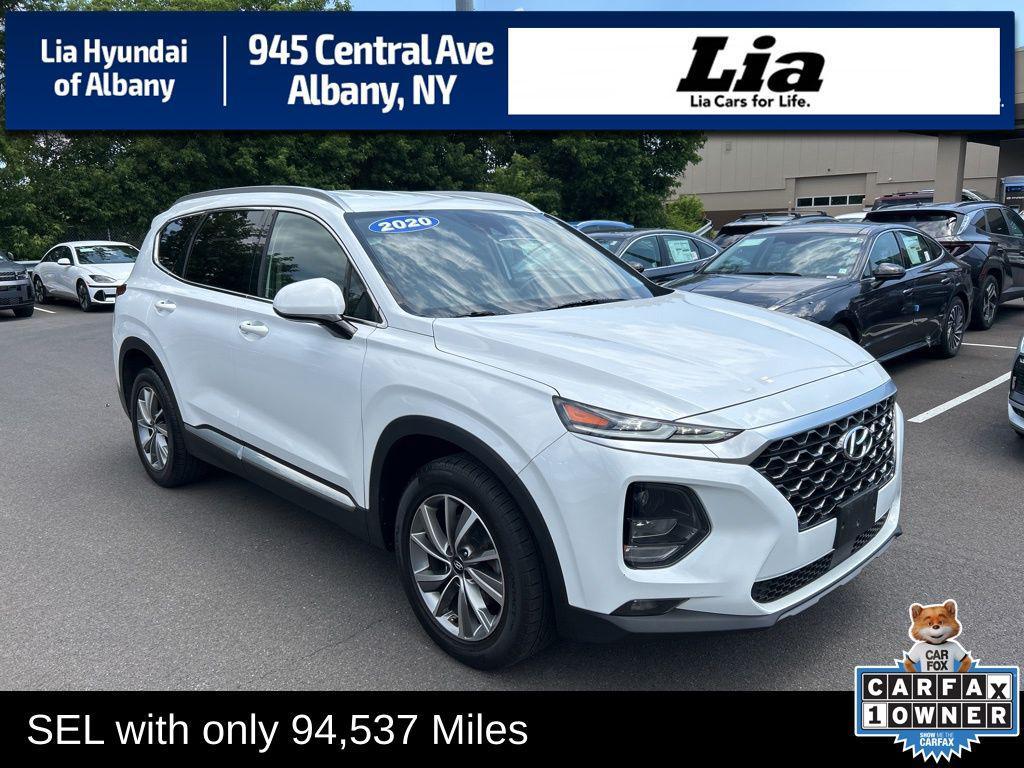 used 2020 Hyundai Santa Fe car, priced at $15,000