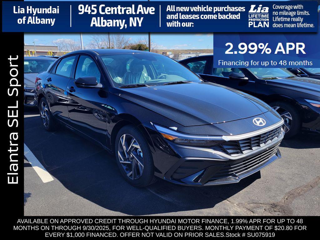 new 2025 Hyundai Elantra car, priced at $25,115