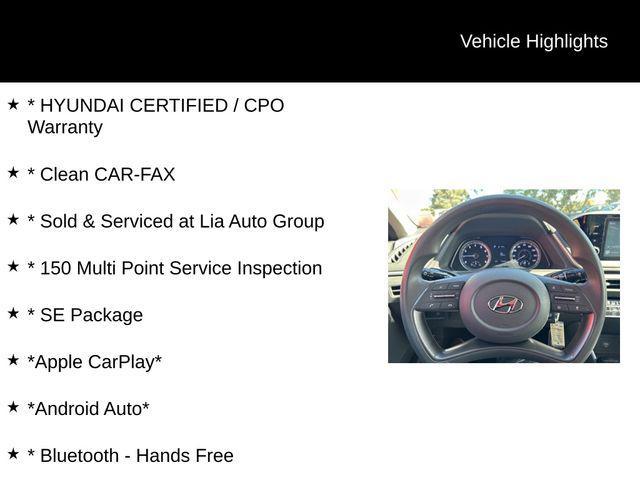 used 2022 Hyundai Sonata car, priced at $17,501