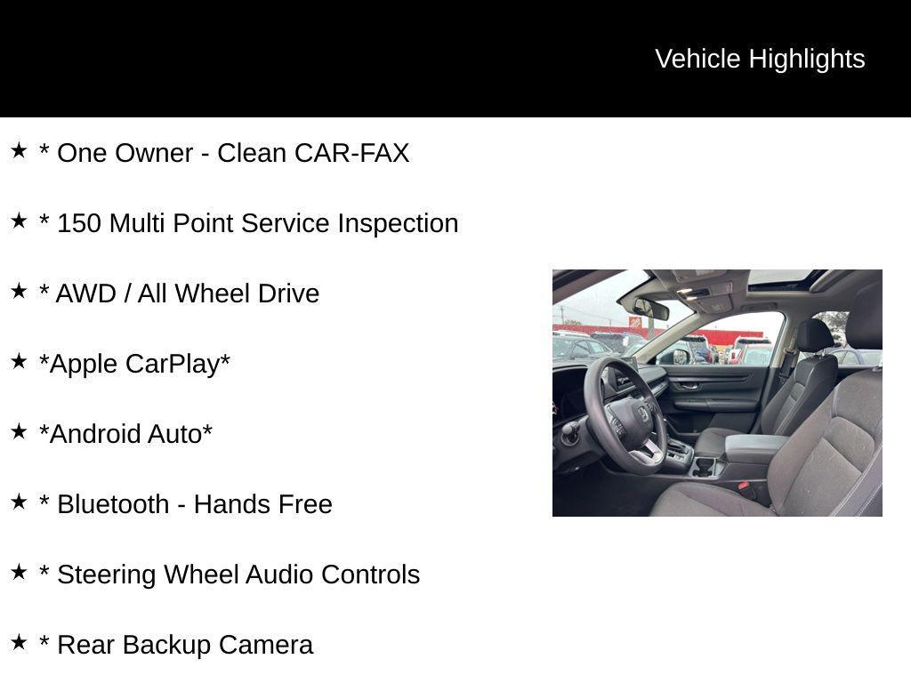 used 2023 Honda CR-V car, priced at $27,900