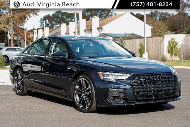 new 2025 Audi A8 car, priced at $95,374