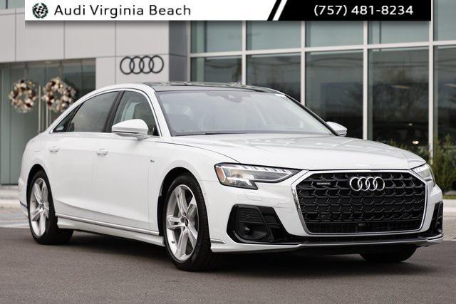 new 2025 Audi A8 car, priced at $98,324