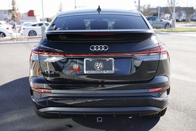 new 2025 Audi Q4 e-tron Sportback car, priced at $59,027