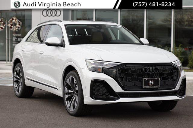 new 2025 Audi Q8 car, priced at $83,039