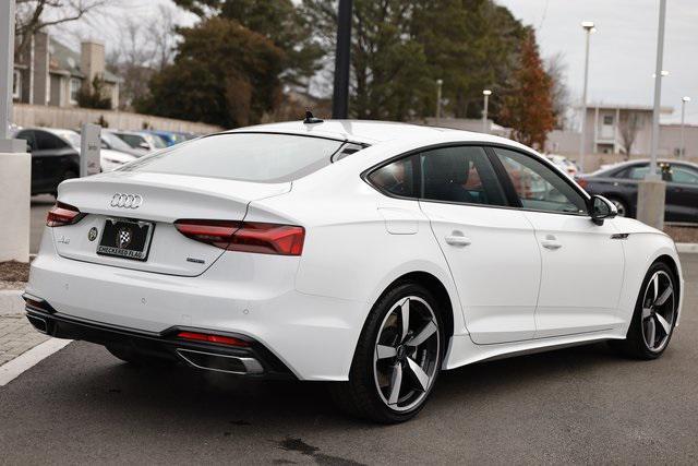 new 2025 Audi A5 Sportback car, priced at $53,655