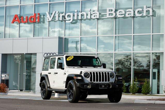 used 2020 Jeep Wrangler Unlimited car, priced at $28,588