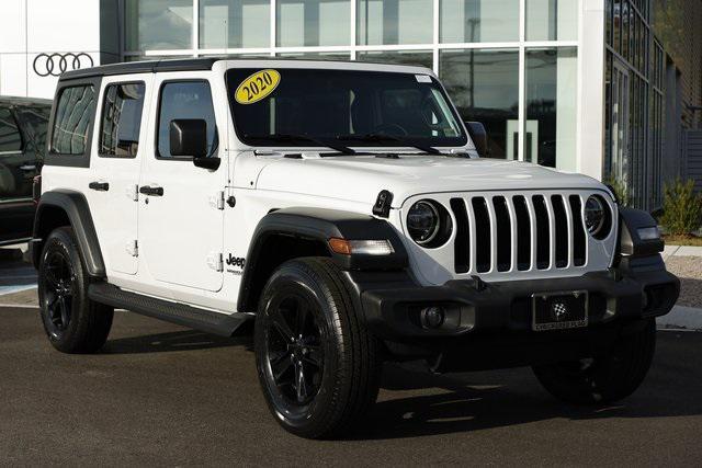 used 2020 Jeep Wrangler Unlimited car, priced at $28,588