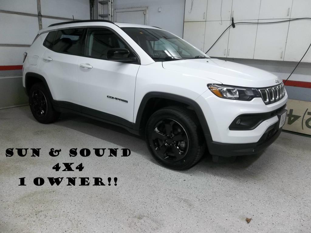 used 2022 Jeep Compass car, priced at $22,990
