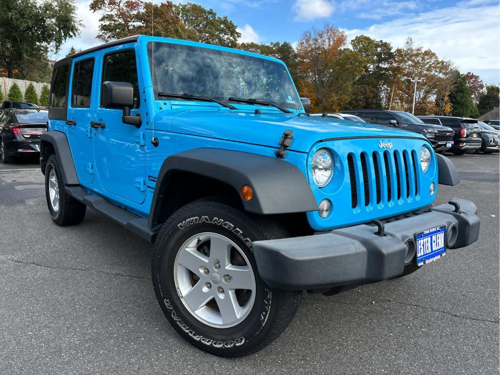 used 2018 Jeep Wrangler JK Unlimited car, priced at $21,922