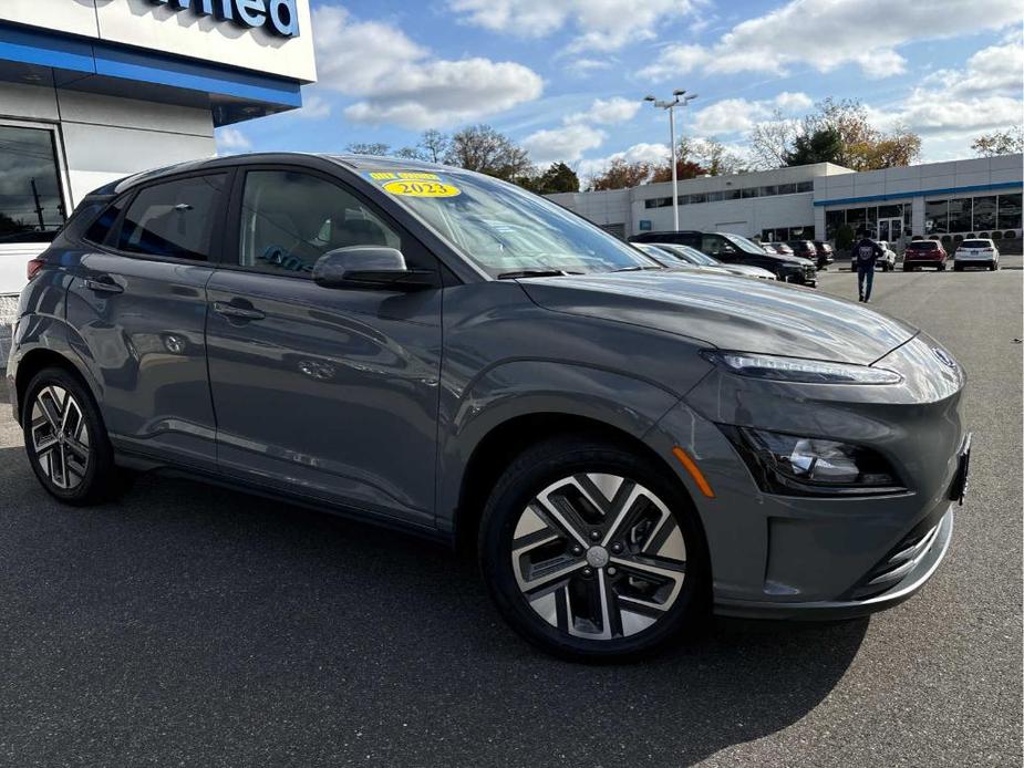 used 2023 Hyundai Kona EV car, priced at $19,897