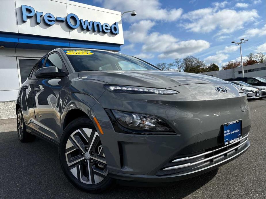 used 2023 Hyundai Kona EV car, priced at $19,897